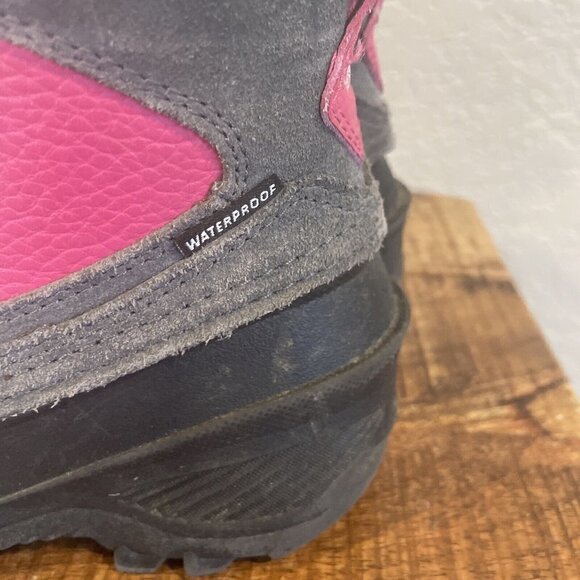 North Face Girls 1 Shellista Extreme NF0A2T5V Pink Snow Winter Boots Waterproof - Picture 3 of 11